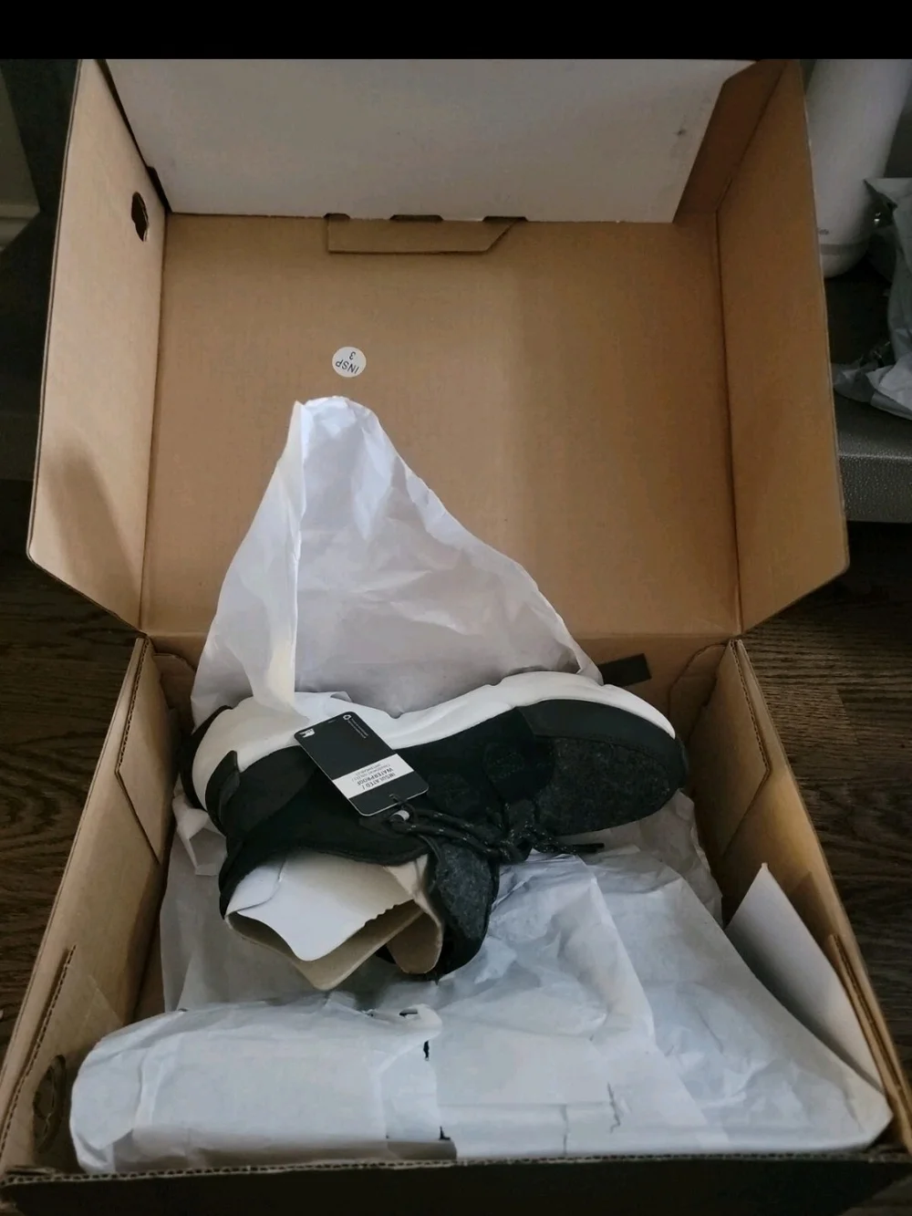 SOREL Kinetic RNEGD Caribou Waterproof Sneakers in Black Boots, New!